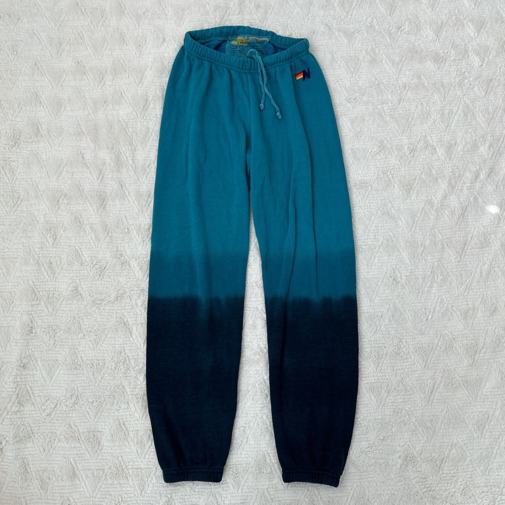 Aviator Nation blue ombre sweatpants